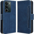 Klapkové puzdro pre Realme C71, Card Slot, tmavomodré