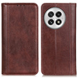Flipové puzdro pre OnePlus 13, Split Leather, hnedé