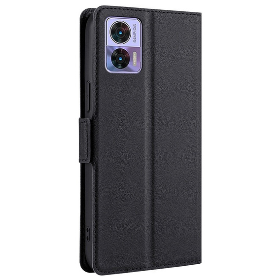 Klapkové puzdro pre Motorola Edge 30 Neo 5G, Wallet Thin Magnet, čierne