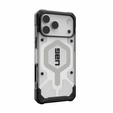 Puzdro Urban Armor Gear pre iPhone 17 Pro Max, Pathfinder MagSafe, Ice/Silver