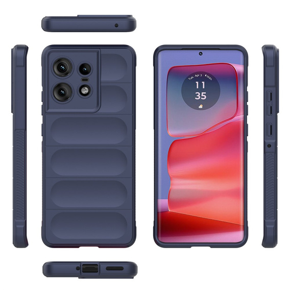 Obal na mobil pre Motorola Edge 50 Pro 5G, Gaming Shockproof, tmavomodré