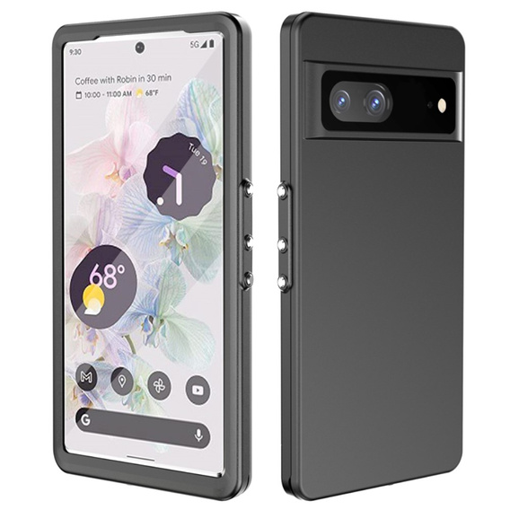 Vodotesné puzdro IP68 pre Google Pixel 7, Redpepper, čierne