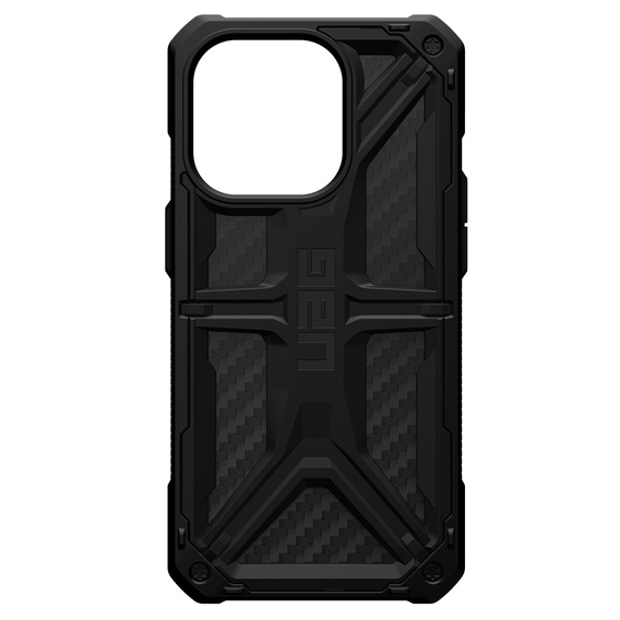 Puzdro Urban Armor Gear pre iPhone 14 Pro, Monarch, carbon čierne