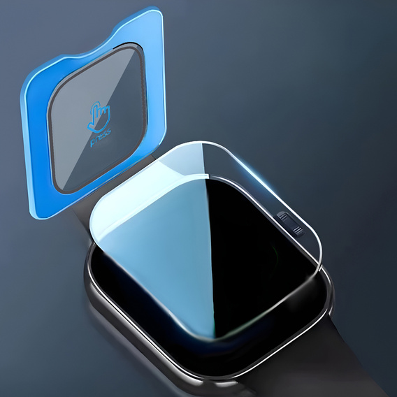 2x tvrdené sklo s montážnym rámom ERBORD pre Xiaomi Redmi Watch 5 Active