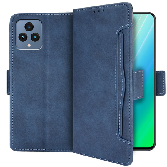 Klapkové puzdro pre T Phone 5G, Card Slot, modré