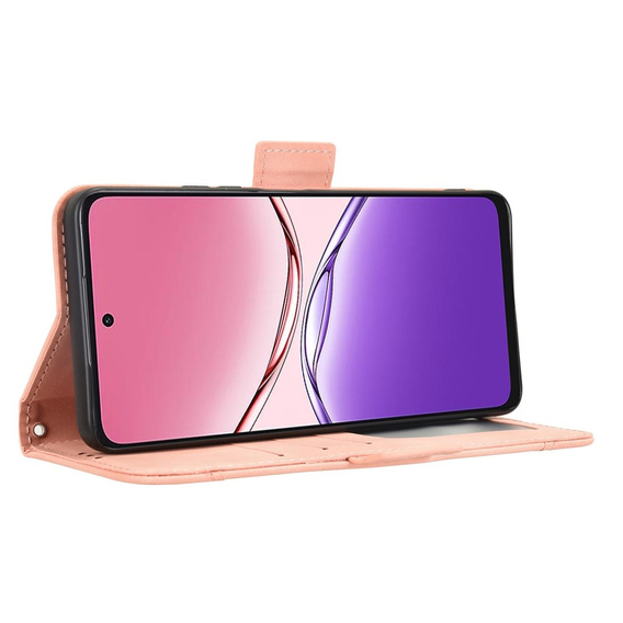 Klapkové puzdro pre Oppo A5 Pro 5G, Card Slot, ružové