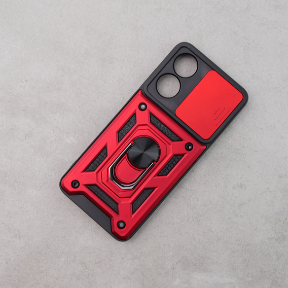 Obal na mobil pre Oppo A78 4G, CamShield Slide, červené