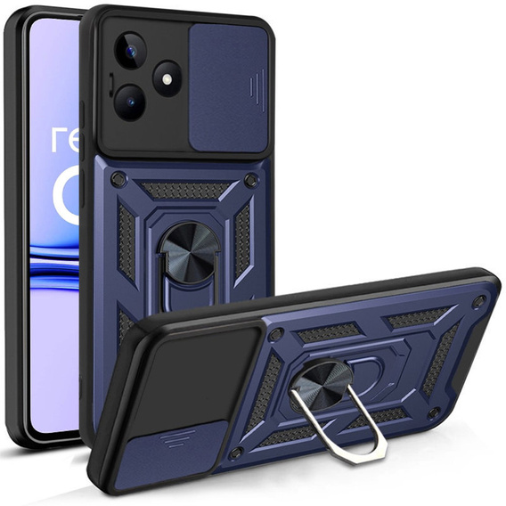 Obal na mobil pre Realme C53 4G, CamShield Slide, modré