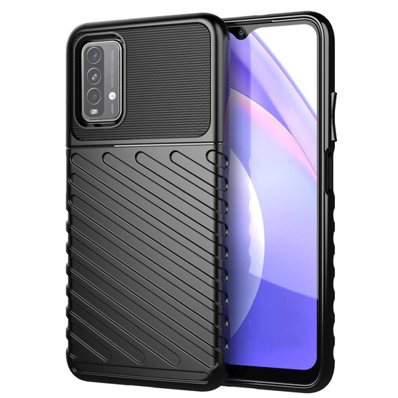 Obal na mobil pre Xiaomi Redmi 9T, Thunder, čierne
