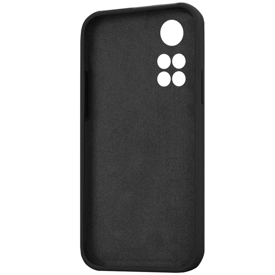 Obal na mobil pre Xiaomi Redmi Note 11 Pro 4G, Silicone Lite, čierne