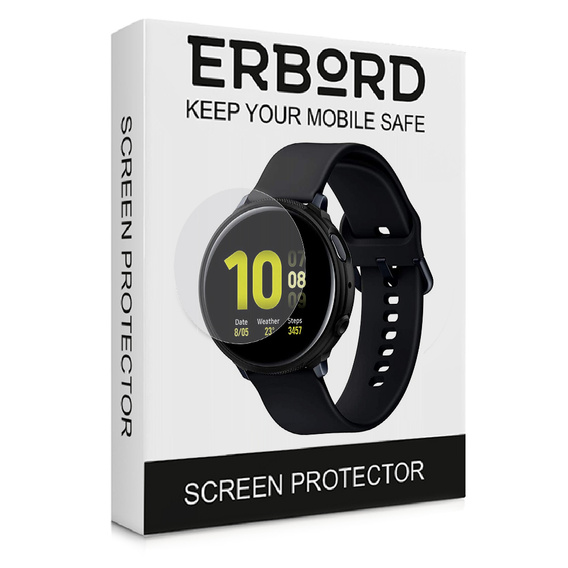 3x ERBORD Hydrogélová fólia pre Samsung Galaxy Watch Active 2 40mm