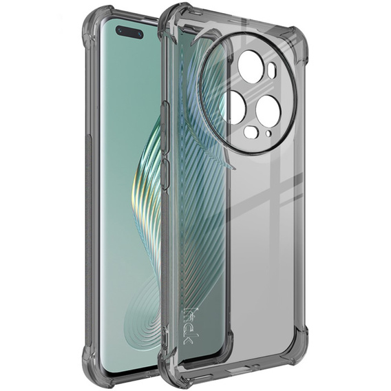 IMAK Obal na mobil pre Honor Magic 5 Pro, Dropproof, transparentné / čierne
