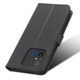 Klapkové puzdro pre Xiaomi Redmi 12C, Wallet, Smart Magnet, čierne
