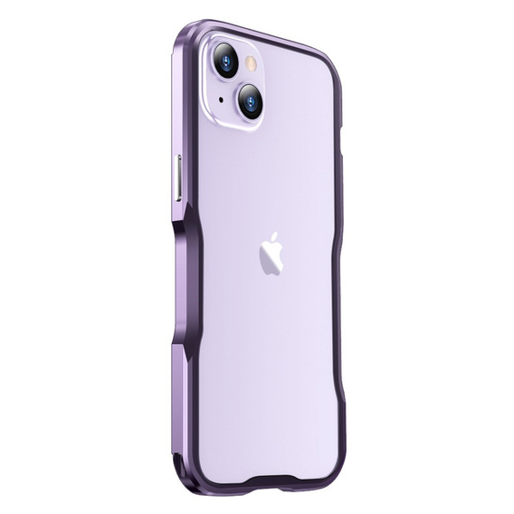 Puzdro LUPHIE pre iPhone 14 Plus, Armor Bumper, fialové