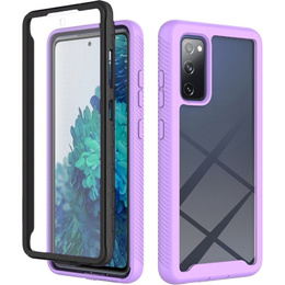 Puzdro pre Samsung Galaxy S20 FE, Shockproof, s fóliou, fialové