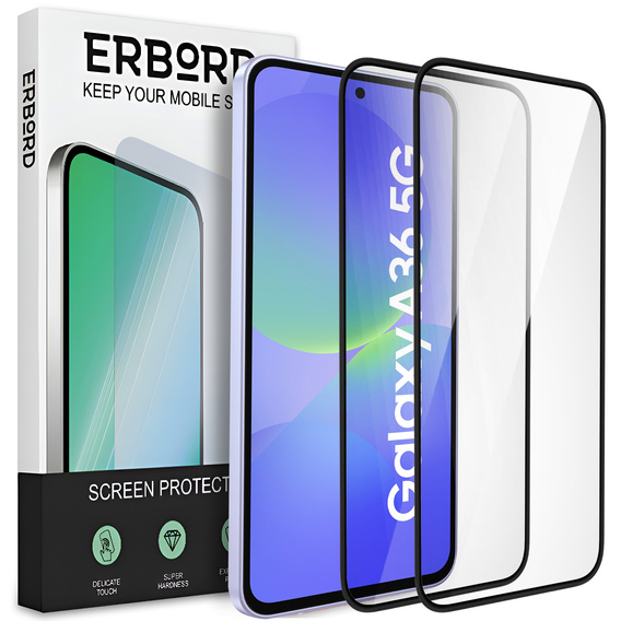 2x keramické hybridné sklo ERBORD pre Samsung Galaxy A36 5G