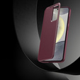 Flipové puzdro pre Samsung Galaxy S24 FE, Smart View Wallet, bordové
