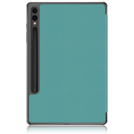 Puzdro pre Samsung Galaxy Tab S9 Plus, Smartcase s priestorom pre stylus, zelený