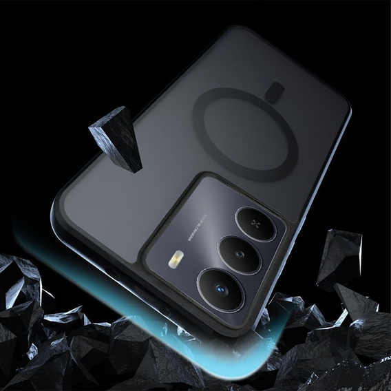 Puzdro pre Realme 14X / Realme C75, pre MagSafe, ERBORD Matt Case, čierny