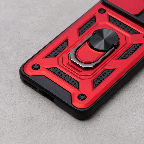 Obal na mobil pre Motorola Edge 40 Neo, CamShield Slide, červené