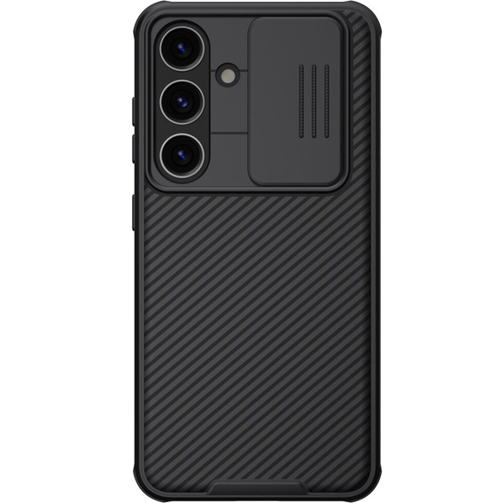 Puzdro pre Samsung Galaxy S24, pancierované Nillkin, CamShield Pro, čierne