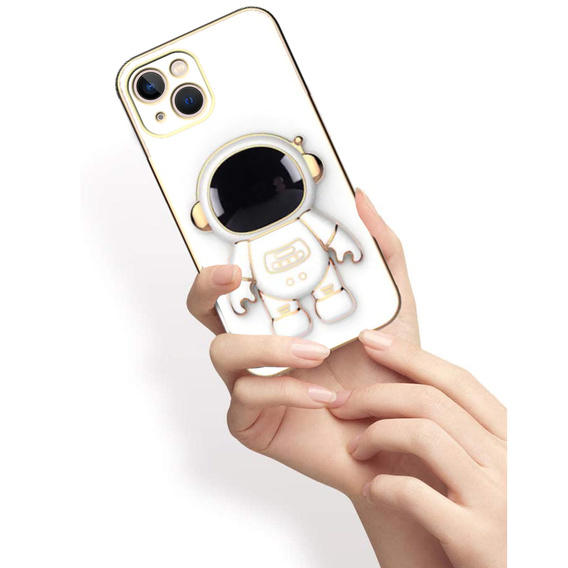 Obal na mobil pre iPhone 13 Mini, Astronaut, biele