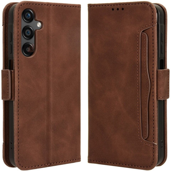 Klapkové puzdro pre Samsung Galaxy A25 5G, Card Slot, hnedé