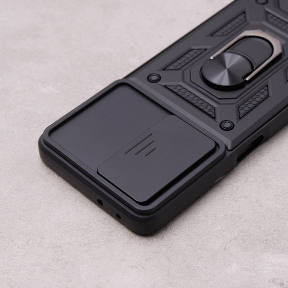 Obal na mobil pre Oppo A98 5G, CamShield Slide, čierne