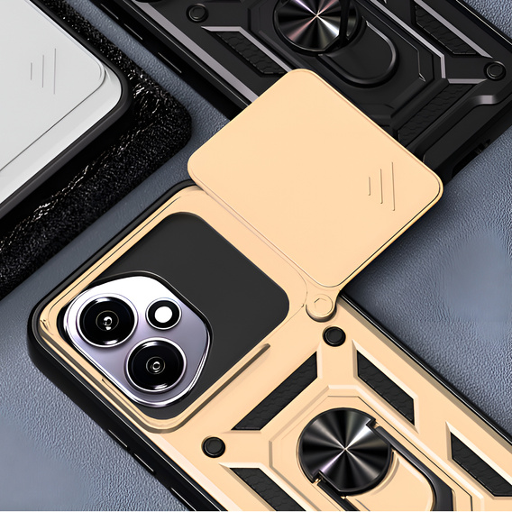 Obal na mobil pre Honor 400 5G, CamShield Slide, zlaté