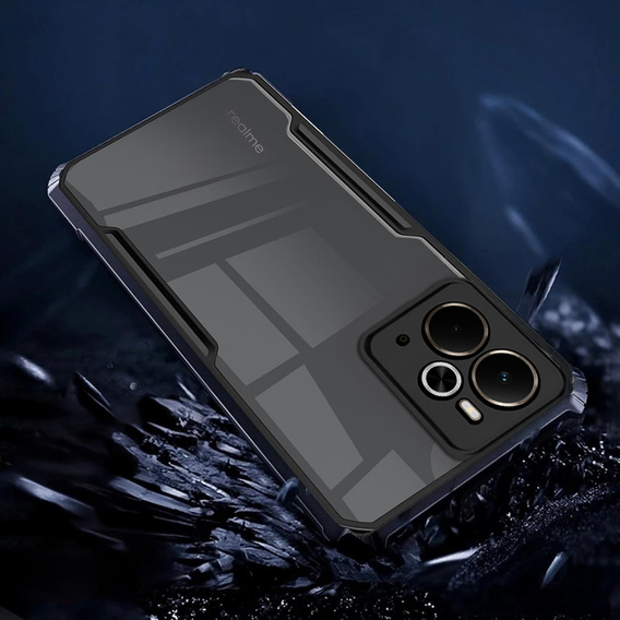 Obal na mobil pre Realme 14 5G / Realme 14T 5G, AntiDrop Hybrid, čierne