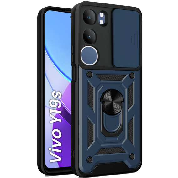 Obal na mobil pre Vivo Y19s, CamShield Slide, modré