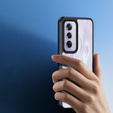 Puzdro DuxDucis pre Oppo Reno 12 Pro, Aimo case, transparentné / čierne