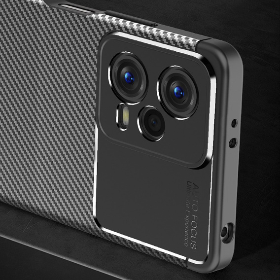 Obal na mobil pre Xiaomi POCO X5 5G, Carbon Gel, čierne