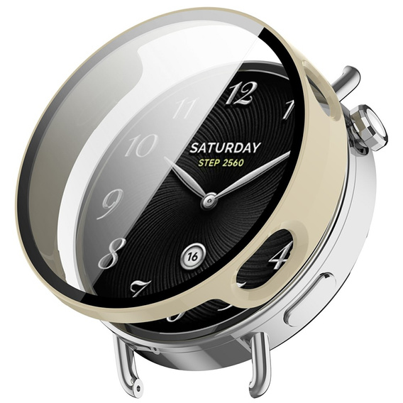 Puzdro 2 v 1 + tvrdené sklo pre hodinky Xiaomi Watch S4 41 mm