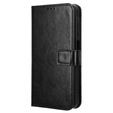 Klapkové puzdro pre Samsung Galaxy A25 5G, Crazy Horse Wallet, čierne