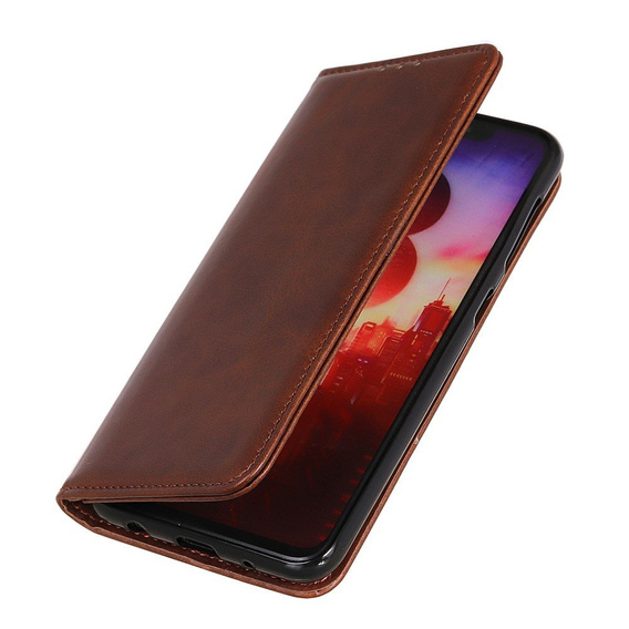 Flipové puzdro pre Samsung Galaxy M51, Split Leather, hnedé
