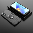 Obal na mobil pre Oppo A17, Kickstand Ring, čierne