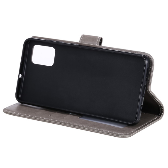 Klapkové puzdro pre Oppo Reno6 5G, Mandala, sivé