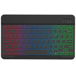 Puzdro + klávesnica Apple iPad Pro 11" 5 gen. 2024, Leather Pen Slot TouchPad, čierne