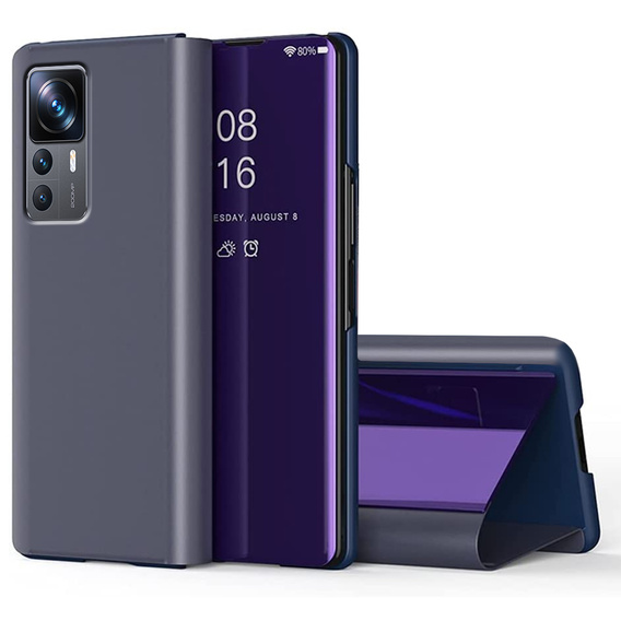 Obal na mobil pre Xiaomi 12T / 12T Pro, Clear View, fialové