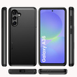 Obal na mobil pre Samsung Galaxy A36 5G, Sliding Card Holder, čierne