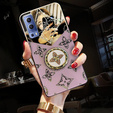 Fashion Obal na mobil pre Vivo Y52 5G / Y72 5G, fialové