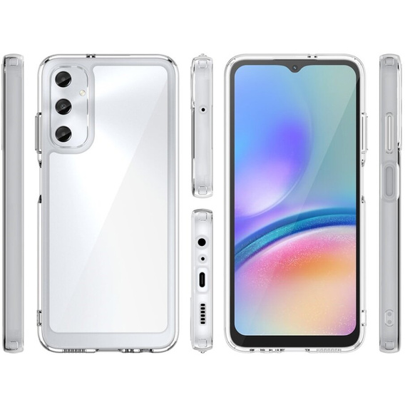 Obal na mobil pre Samsung Galaxy A05s 4G, Fusion Hybrid, priehľadné