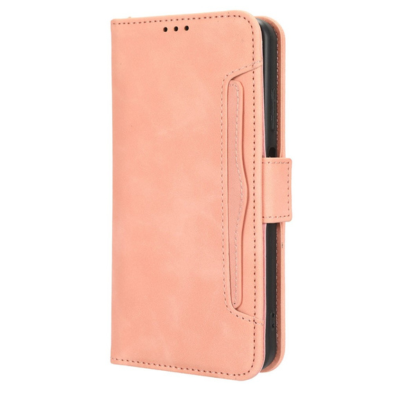 Klapkové puzdro pre Samsung Galaxy S23 FE, Card Slot, ružové