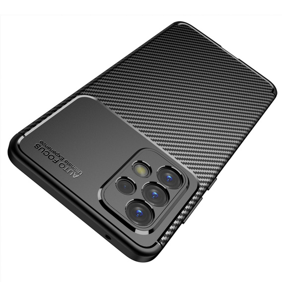 Obal na mobil pre Samsung Galaxy A13 4G, Carbon Gel, čierne