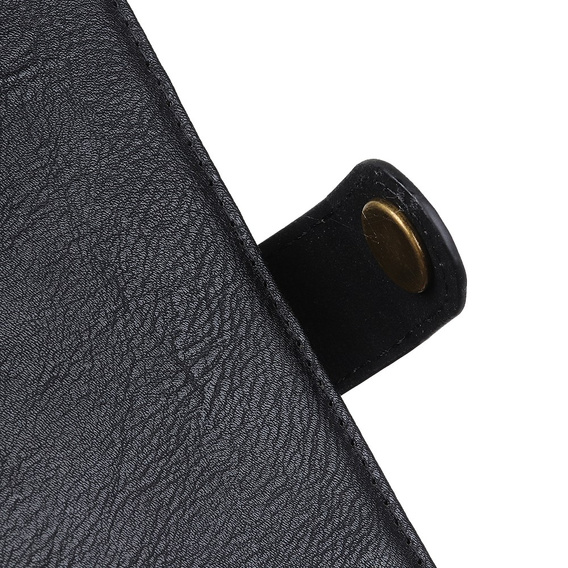 KHAZNEH RFID puzdro pre Motorola G85 5G, Litchi Texture, čierne