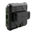 Pancierované puzdro pre Samsung Galaxy Z Flip 4 5G, Dexnor Clip Holder, zelený