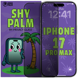 Tvrdené sklo Shy Palm Privacy pre iPhone 17 Pro Max