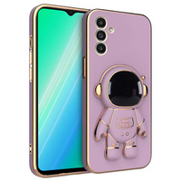 Obal na mobil pre Samsung Galaxy A13 5G / A04s, Astronaut, fialové