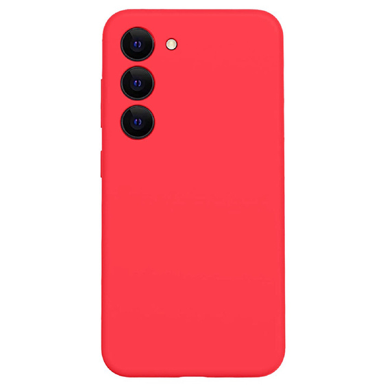Obal na mobil pre Samsung Galaxy S23 Plus, Silicone Lite, červené